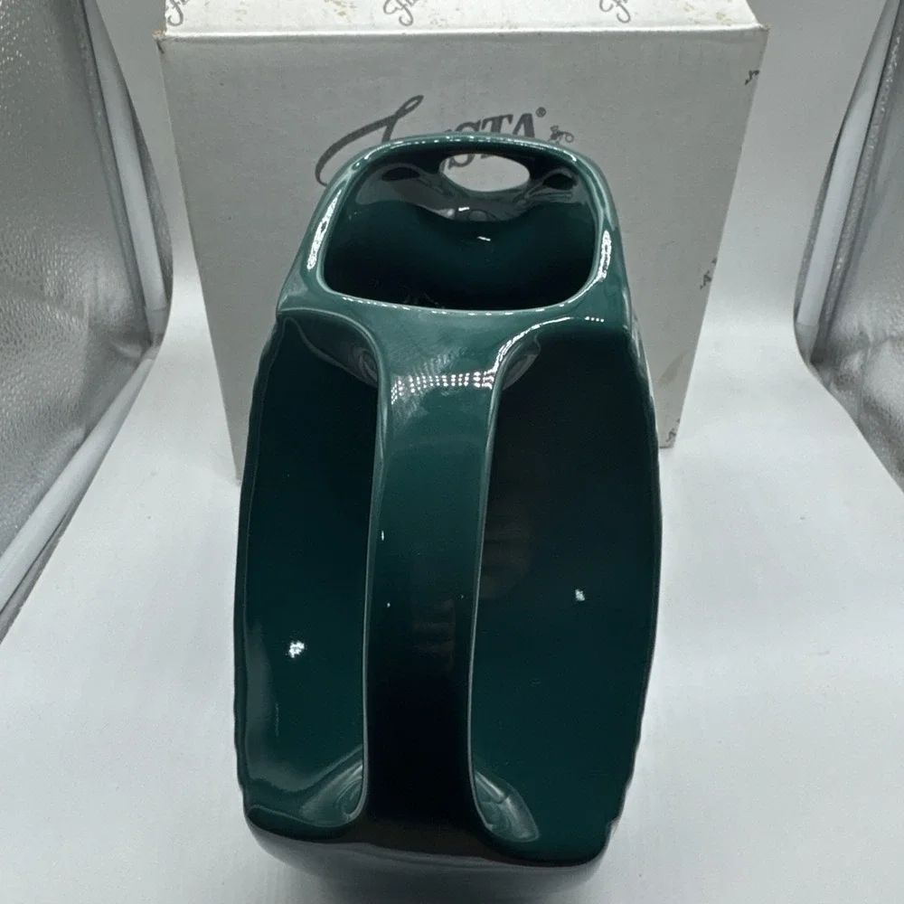 NEW FIESTA LARGE DISK PITCHER Retired Evergreen FIESTAWARE disc 67 OZ ships free